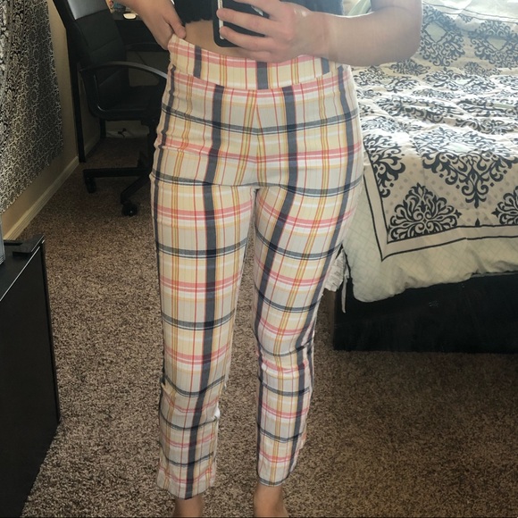 Urban Outfitters Pants - Urban Outfitters plaid cropped pants